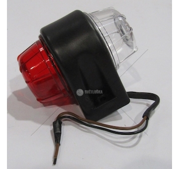 LAMPA OBRYS.STALA BIALO-CZERW.H=71 TANGDE TD-50-118