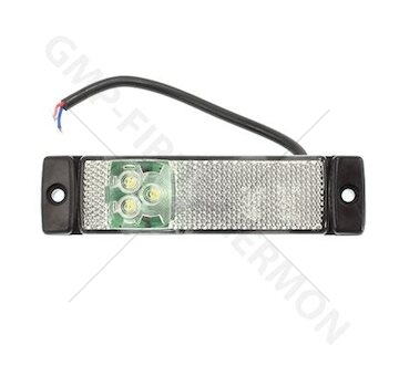 Lampa obrysová bílá LED