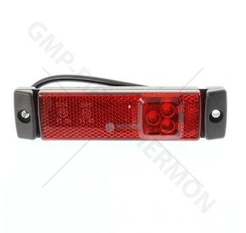 Lampa obrysová červená LED