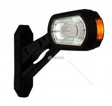 Lampa obrysová LED 12/24V-H101 3-funkce levá krátká