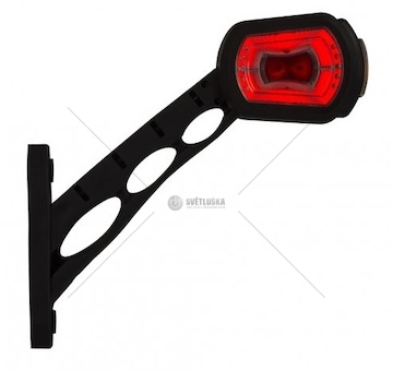 Lampa obrysová LED 12/24V-H101 3-funkce pravá dlouhá