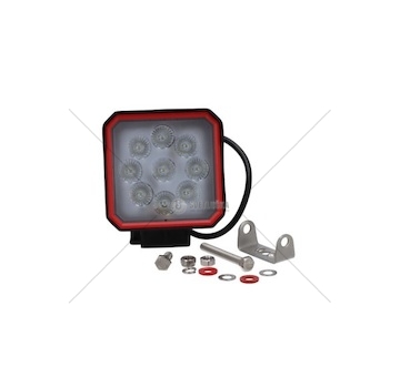 LAMPA ROBOCZA KWADRAT.9 DIOD 9X3W 9-32V  JG-SW091