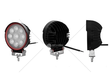 LAMPA ROBOCZA OKRAGLA 9 DIOD 9X3W 9-32V  JG-RW091