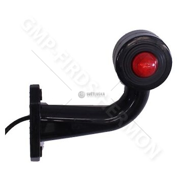 Lampa tykadlo LED pravá boční lomená