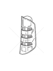 LAMPA TYLNA MB TRAVEGO LEWA POLMET P-6773