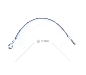 Lano korby D14 DL. 1357+- 20mm 3142600190 - orig. / vložka v oku