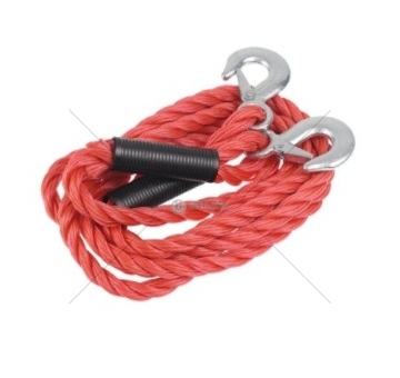 Lano tažné 4T 4,2m pletené červené