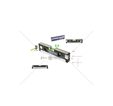 Laserová vodováha, podsvětlená GEKO