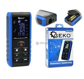 Laserový dálkoměr 60 m GEKO