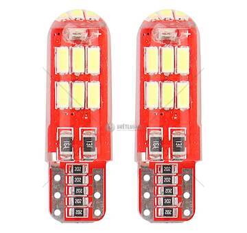 LED CANBUS 15SMD 4014 T10e (W5W) SILCA White 12V