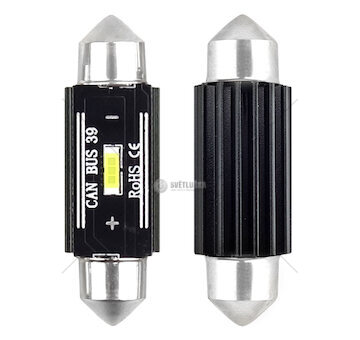 LED CANBUS 1860 1SMD UltraBright Festoon C5W C10W C3W 39mm White 12V/24V