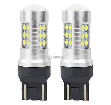 LED CANBUS 3030 24SMD T20 7443 W21/5W White 12V/24V