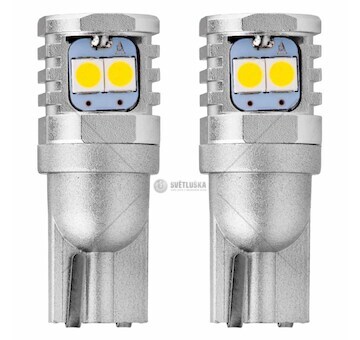 LED CANBUS 3030 6SMD T10 W5W W10W White White 12V/24V