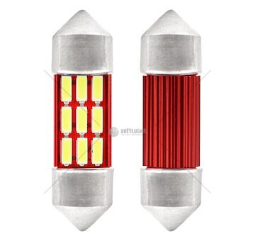 LED CANBUS 4014 12SMD Festoon C5W C10W C3W 31mm White 12V/24V