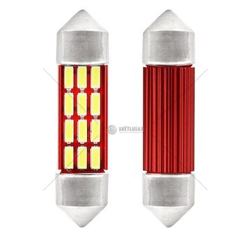 LED CANBUS 4014 12SMD Festoon C5W C10W C3W 36mm White 12V/24V