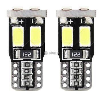 LED CANBUS 6SMD-2 5730 T10 (W5W) White
