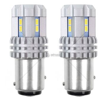 LED CANBUS žárovky CANBUS 3020 22SMD UltraBright 1157 BAY15D P21/5W White 12V/24V