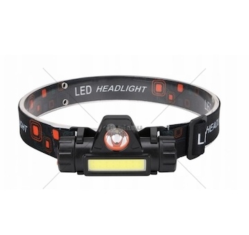 LED čelovka 2LED COB