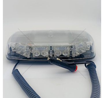 LED majáková rampa 48W 16LED 280x155x55mm 12/24V montáž na magnety nebo šroub
