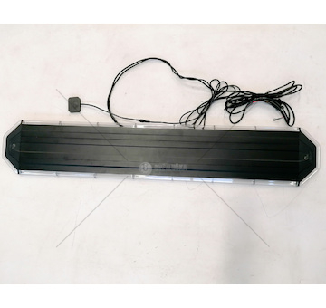 LED majáková rampa ultra Slim oranžová 124cm, 12/24V, R65