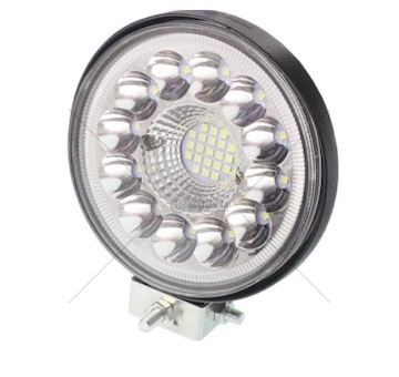 LED pracovní světlo 12V 33 LED, kulaté FI110 šířka 28mm