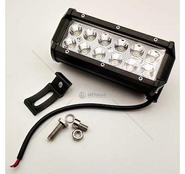 LED pracovní světlo 12x3W LED 36W 160mm 2-řady