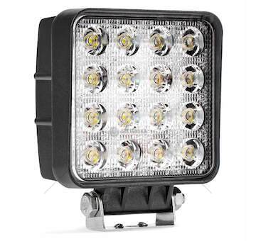 LED pracovní světlo 16x LED AWL05 EMC 108x108 48W FLAT 9-60V