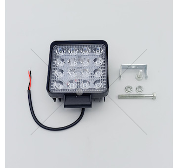LED pracovní světlo 16x3W, 48W 107X107X58mm