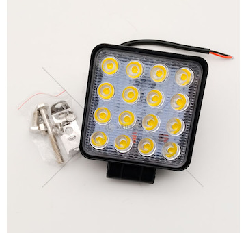 LED pracovní světlo 16x3W, 48W 110X110X45mm