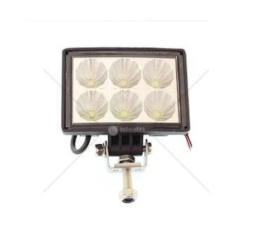 LED pracovní světlo 18W, 12-24V, 6x3W, 128x82mm
