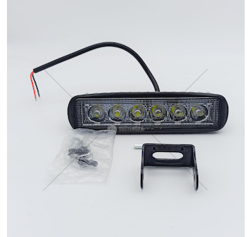 LED pracovní světlo 18W 6LED 6x3W 158x44x40