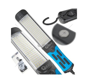 LED pracovní světlo 230 V, 15 W, s magnetem a háčkem - GEKO