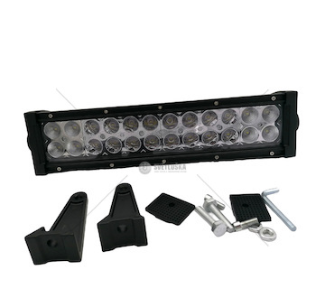 LED pracovní světlo 24x3W LED 72W, 350mm, 2-řady