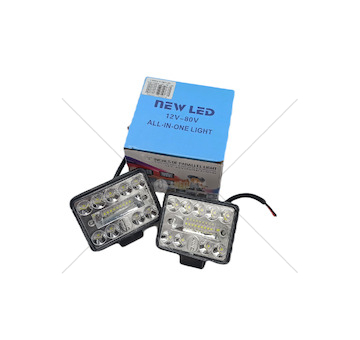 LED Pracovní světlo 27x3W LED 78W 12-80V 106x76x32 2ks v balení