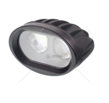 LED Pracovní světlo 2x10W LED 20W 10-30V oválné, velké LED čočky