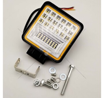 LED pracovní světlo 42 LED 42x3W dálkové+rozptylové 126W 107x107x20