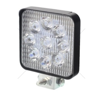 LED pracovní světlo 9 LED 9x3W MINI 83x83x20mm