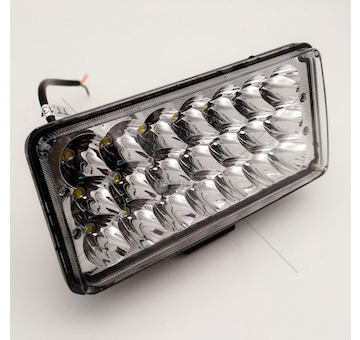 LED pracovní světlo obdélníkové 21 LED 63 W 12/24 V 123 x 120 x 58 mm
