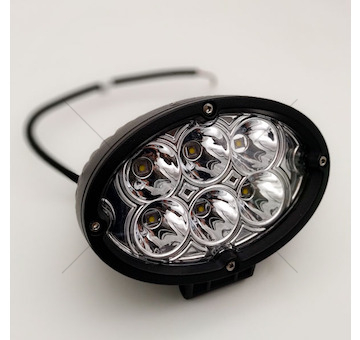 LED pracovní světlo oválné 6 LED 60 W 12/24 V 162 x 130 x 75 mm