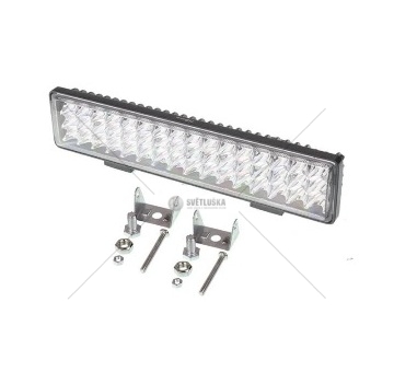 LED Pracovní světlo široké 48x3W LED 144W 12-80V 280x60x40mm