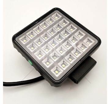 LED pracovní světlomet 30LED 30W čtverec 12/24V s vypínačem