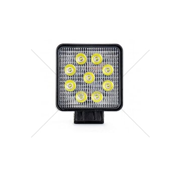 LED prostorové světlo, 9xLED, čtvercové