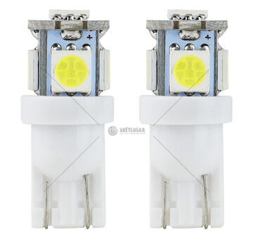 LED STANDARD T10 W5W 5xSMD 5050 12V
