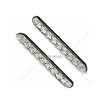 LED světla pro denní svícení DRL 12-36V 10W KPL. sada 2ks AMIO