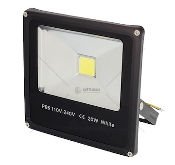 LED světlomet 230V, 20W,zimní, bez fotobuňky