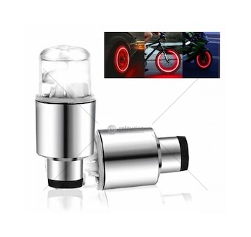 LED svítící čepičky na ventilky RGB, 2ks KAXL