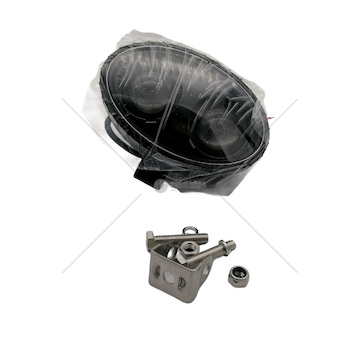 LED výstražné světlo vysokozdvižného vozíku CREE LED 2x5W, 9-64V modré