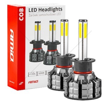 LED žárovky hlavního svícení COB 4Side H1 AMiO