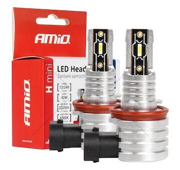 LED žárovky hlavního svícení H8/H9/H11/H16 H-mini Series AMiO-03333