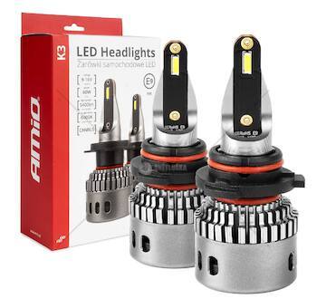 LED žárovky hlavního svícení K3 HB4 9006 12V 6000K canbus AMIO-03688